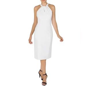 Julia Jordan Twist Neck Sheath Dress